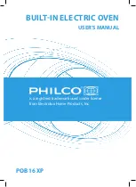 Philco POB 16 XP User Manual preview