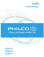 Philco POB 321 User Manual preview