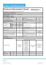 Preview for 26 page of Philco PW 143 GLV Owner'S Manual