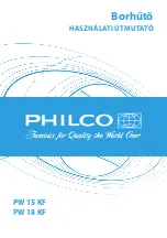 Preview for 81 page of Philco PW 15 KF Owner'S Manual