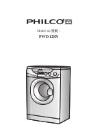 Предварительный просмотр 1 страницы Philco PWD 12SN User Manual