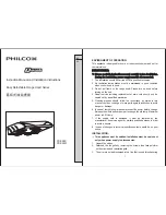 Preview for 1 page of Philco Q-wash PDE28S Instruction Manual And Installation Instructions