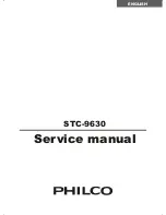 Предварительный просмотр 65 страницы Philco STC-9630 Service Manual