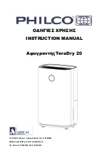 Philco TeraDry 20 Instruction Manual preview