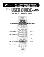 Philex RC026 User Manual preview