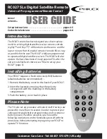 Philex RC027 User Manual preview