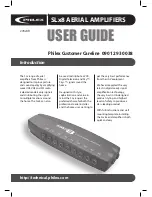 Philex SLx8 User Manual предпросмотр