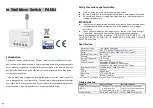 Philio Technology Corporation PAN33 Manual preview