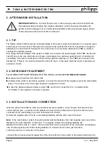 Preview for 6 page of philippi TBM-HANSE Instruction Manual