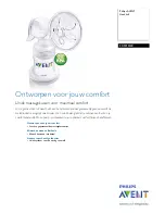 Philips AVENT 168573116 (Dutch) Bestek preview