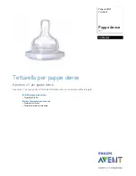 Philips AVENT 375041116 (Italian) Specifiche предпросмотр