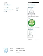 Preview for 2 page of Philips AVENT 375041116 (Italian) Specifiche