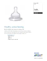 Philips AVENT Avent SCF635/42 Specifications предпросмотр