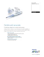 Preview for 1 page of Philips AVENT AVENT SCH540/00 Specifications