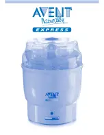 Предварительный просмотр 1 страницы Philips AVENT EXPRESS BOTTLE STEAM STERILISER Manual