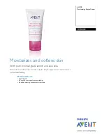 Preview for 1 page of Philips AVENT Moisturizing Nipple Cream SCF504/30 Specification Sheet