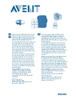 Предварительный просмотр 1 страницы Philips AVENT SCD137/80 Instruction Leaflet