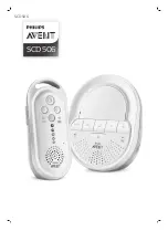 Philips AVENT SCD506 Manual preview