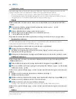 Preview for 58 page of Philips AVENT SCD530 - Avent DECT Baby Monitor Monitoring System User Manual