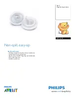 Philips AVENT SCF146/02 Specification Sheet предпросмотр