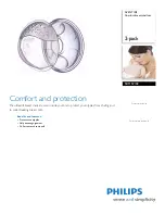 Предварительный просмотр 1 страницы Philips AVENT SCF157/02 Specification Sheet