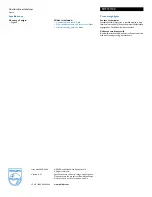 Предварительный просмотр 2 страницы Philips AVENT SCF157/02 Specification Sheet