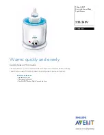 Предварительный просмотр 1 страницы Philips AVENT SCF255/32 Specifications