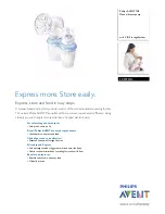 Philips AVENT SCF290/12 Specification Sheet preview