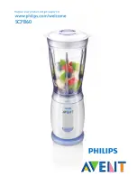 Предварительный просмотр 1 страницы Philips AVENT SCF860 User Manual