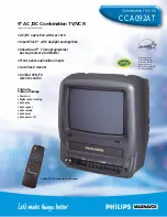 Philips/Magnavox CCA092AT Specifications preview