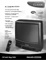 Preview for 1 page of Philips/Magnavox CCA193AT Features