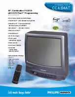 Philips/Magnavox CCA194AT Specifications preview