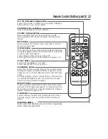 Preview for 23 page of Philips/Magnavox CCX133AT Owner'S Manual