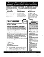 Preview for 2 page of Philips/Magnavox CCX193AT Owner'S Manual