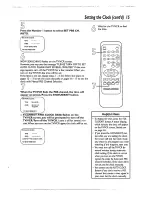 Preview for 15 page of Philips/Magnavox CCX193AT Owner'S Manual