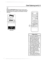 Preview for 43 page of Philips/Magnavox CCX193AT Owner'S Manual