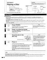 Предварительный просмотр 16 страницы Philips/Magnavox DVD420AT Owner'S Manual