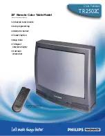 Philips/Magnavox Magnavox TR2502C Specifications предпросмотр