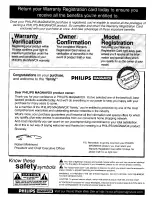 Preview for 2 page of Philips/Magnavox PS1966C1 Instructions For Use Manual