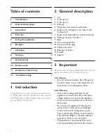 Preview for 2 page of Philips Saeco HD7019 User Manual