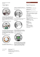 Preview for 2 page of Philips Saeco HD9933/11 Specifications