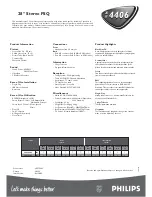 Предварительный просмотр 2 страницы Philips 04/2002 Specifications