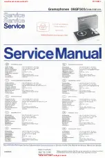 Preview for 1 page of Philips 06GFS03/23B Service Manual