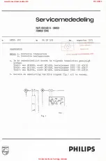 Предварительный просмотр 5 страницы Philips 06GFS03/23B Service Manual