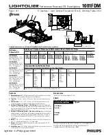 Philips 1001FDM Specification preview