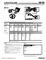 Preview for 1 page of Philips 1001FR Specification