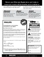 Preview for 2 page of Philips 1015D Owner'S Manual