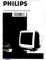 Philips 104B Operating Instructions Manual предпросмотр