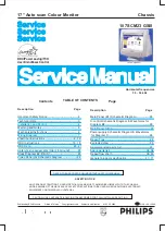 Preview for 1 page of Philips 104S11/00 Service Manual