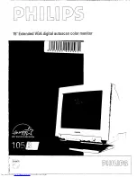 Philips 105B User Manual предпросмотр